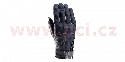 rukavice COMBO DENIM, BLAUER (černé, modré)